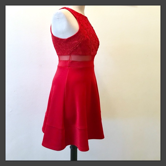 EMERALD SUNDAE Red Party Dress - Picture 4 of 6